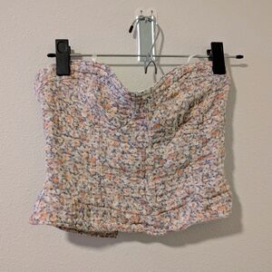 Lucca Couture Floral Women's Tube Top